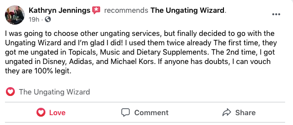 Positive review from a Kathryn